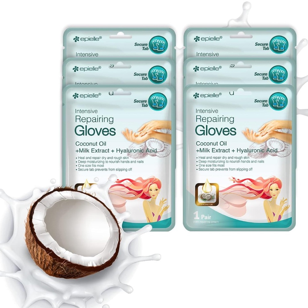 Epielle Intensive Repairing Hand Masks - 6 Pack